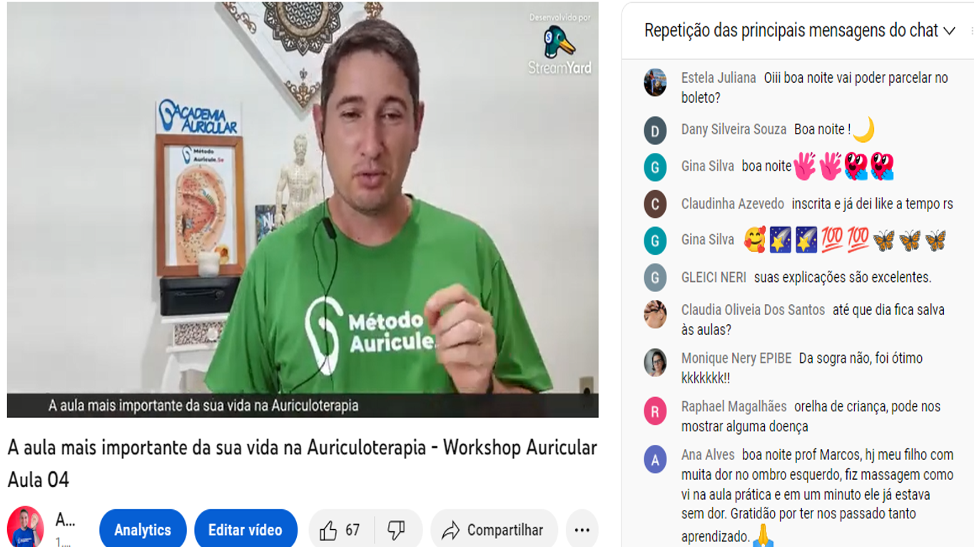Depoimento real de aluno sobre Massagem Auricular Terapêutica 7